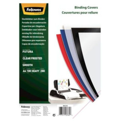 Portadas Encuadernación FELLOWES 5376509 - A4 · Translucido · 100 Unidades