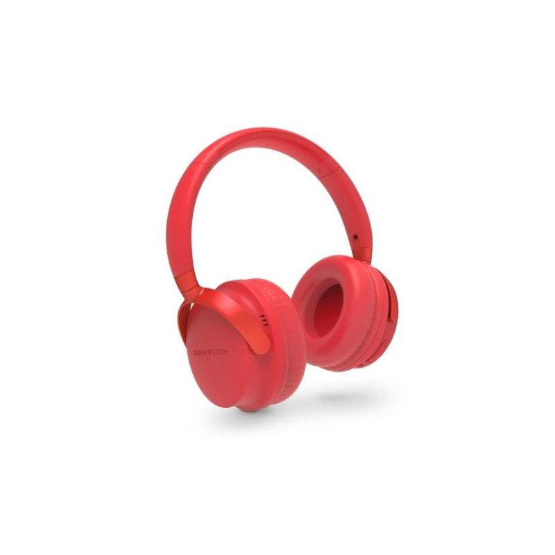 Auriculares Diadema con Bluetooth ENERGY SISTEM Style 3 - USB Tipo C  · BT · Microfono · Rojo