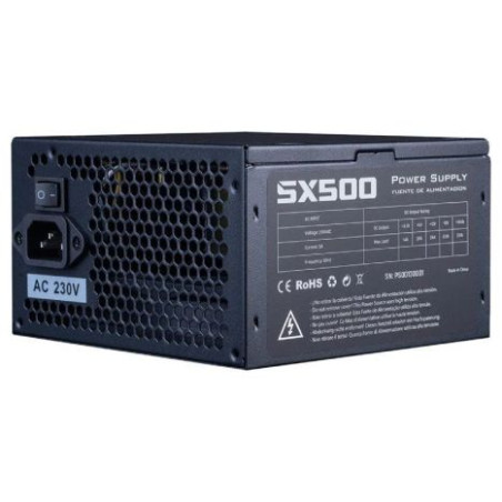 Fuente de Alimentación HIDITEC SX500 Bulk - 500W · Ventilador 120mm · ATX