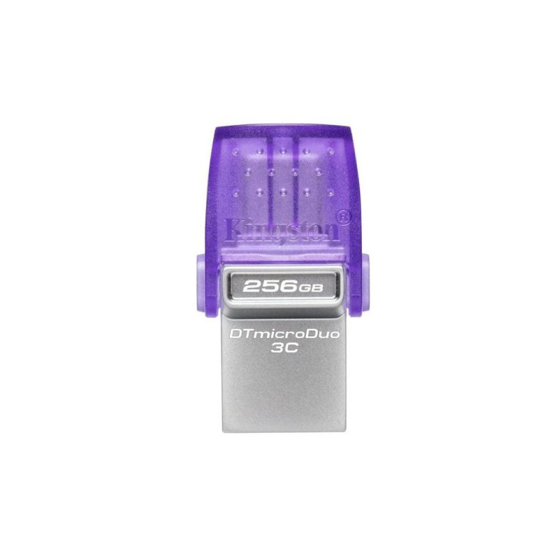 Pendrive KINGSTON DataTraveler microDuo 3C DTDUO3CG3/256GB - 256GB · USB 3.2 · USB Tipo C · Lila