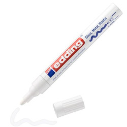 Marcador Permanente EDDING 750-49 - 2mm · 4mm · Blanco · 10 Unidades