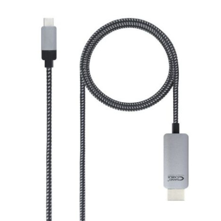 Cable USB Tipo C/M a HDMI/M - 1.8 m · Negro