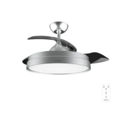 Ventilador de Techo con Aspas Retráctiles y Lámpara CECOTEC EnergySilence Aero 4300 - 35W · Temporizador · Invierno/Verano