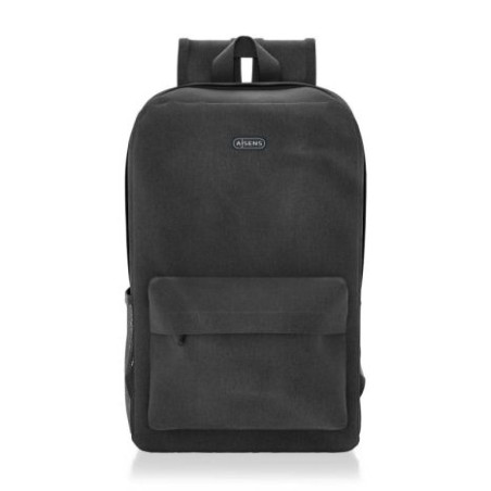 Mochila para Portátil AISENS ASBG-BP080-BK- 15.6 · Poliester · Negro