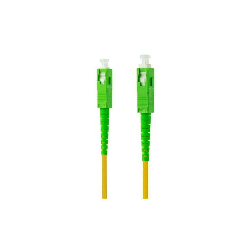 Cable de Fibra Optica Latiguillo SC/APC a SC/APC - 2m · Amarillo