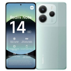 Smartphone XIAOMI Redmi Note 14 - 5G · Dimesity 7025-Ultra · 6.67 AMOLED · 8GB · 256GB · Android · Verde