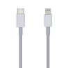Cable USB 2.0 Tipo C/M a Lightning/M - 1m · Blanco