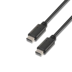 Cable USB 2.0 Tipo C/M a USB Tipo C/M - 1m · Negro