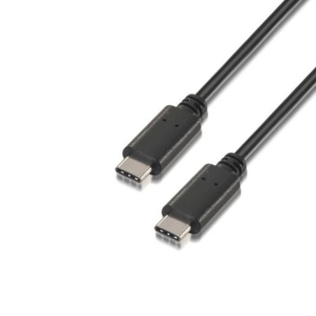 Cable USB 2.0 Tipo C/M a USB Tipo C/M - 1m · Negro