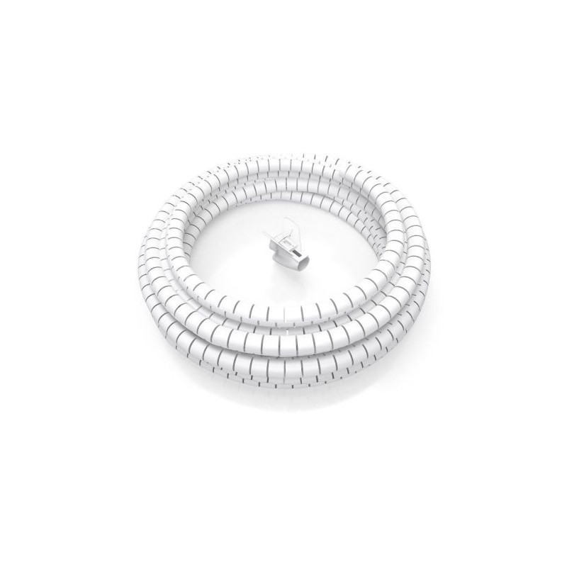 Organizador de Cables en Espiral Flexible AISENS A151-0918 - 2m · Blanco