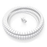Organizador de Cables en Espiral Flexible AISENS A151-0917 - 1m · Blanco
