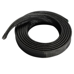 Organizador de Cables de Poliester AISENS A151-0405 - 1m · Negro
