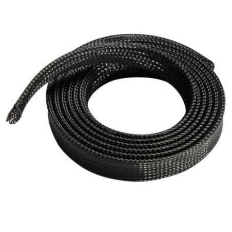 Organizador de Cables de Poliester AISENS A151-0405 - 1m · Negro