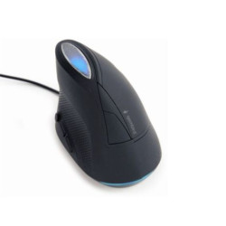 Ratón con Cable Ergonómico GEMBIRD MUS-ERGO-03 - USB · 3200DPI · Negro