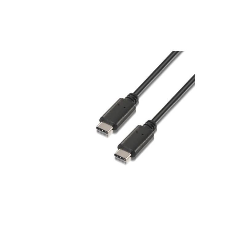 Cable USB 2.0 Tipo C/M a USB Tipo C/M - 2m · Negro