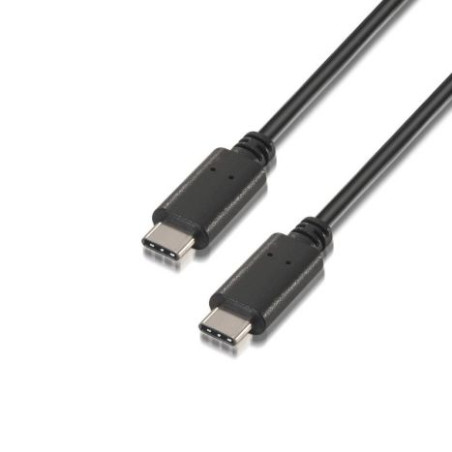 Cable USB 2.0 Tipo C/M a USB Tipo C/M - 2m · Negro