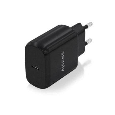 Cargador de Pared AISENS A110-0757 - 25W · USB Tipo C · Negro