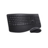 Pack Inalámbrico Ergonómico SUBBLIM Combo Dual Office Prowave Layout - USB · Teclado y Ratón · Negro