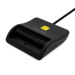 Lector  de Tarjetas Externo AISENS ASCR-SN03C-BK - USB Tipo C · DNI · Negro