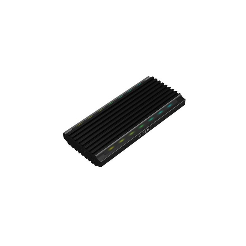 Caja Externa para Disco SSD AISENS ASM2-RGB012B - 2TB · USB Tipo C · Negro