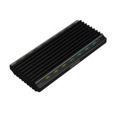 Caja Externa para Disco SSD AISENS ASM2-RGB012B - 2TB · USB Tipo C · Negro