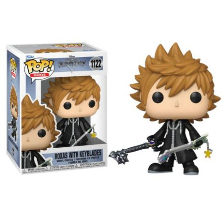 FUNKO POP Roxas con Keyblades 1122 - Kingdom Hearts - 889698881678
