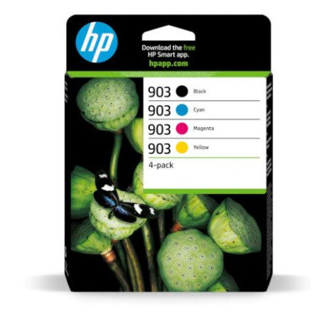 Pack 4 Cartuchos Originales HP 903 BK+C+M+Y - 6ZC73AE [PAG-315] [ML-12]