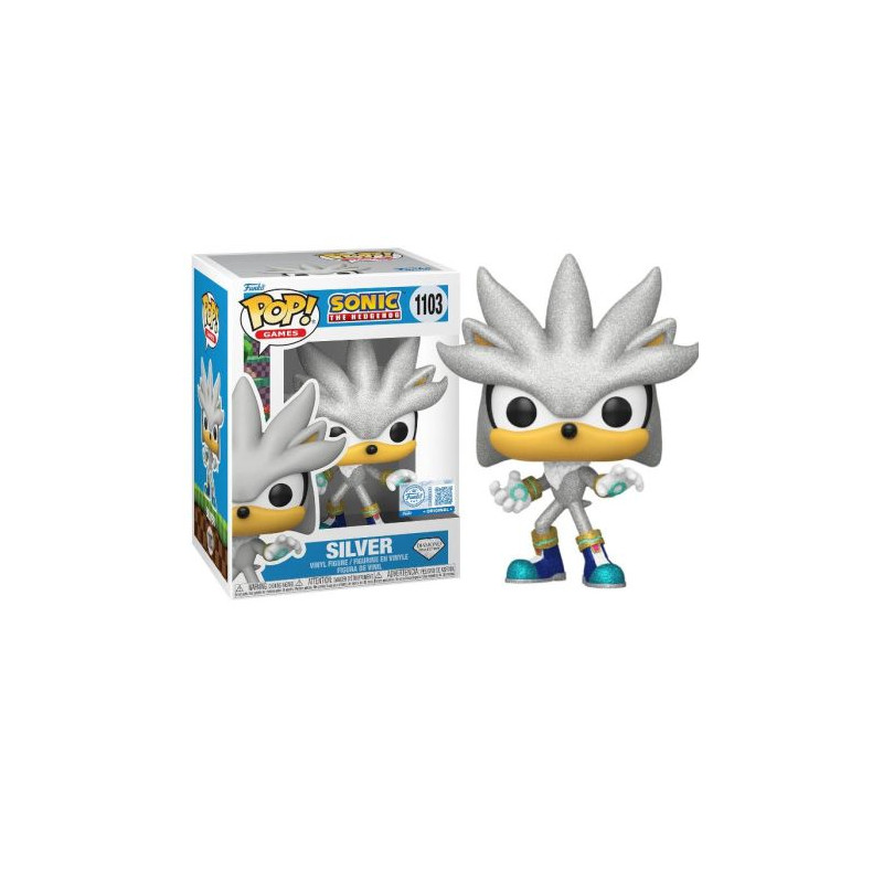 FUNKO POP Silver 1103 - Sonic Exclusivo Diamente - 889698872270