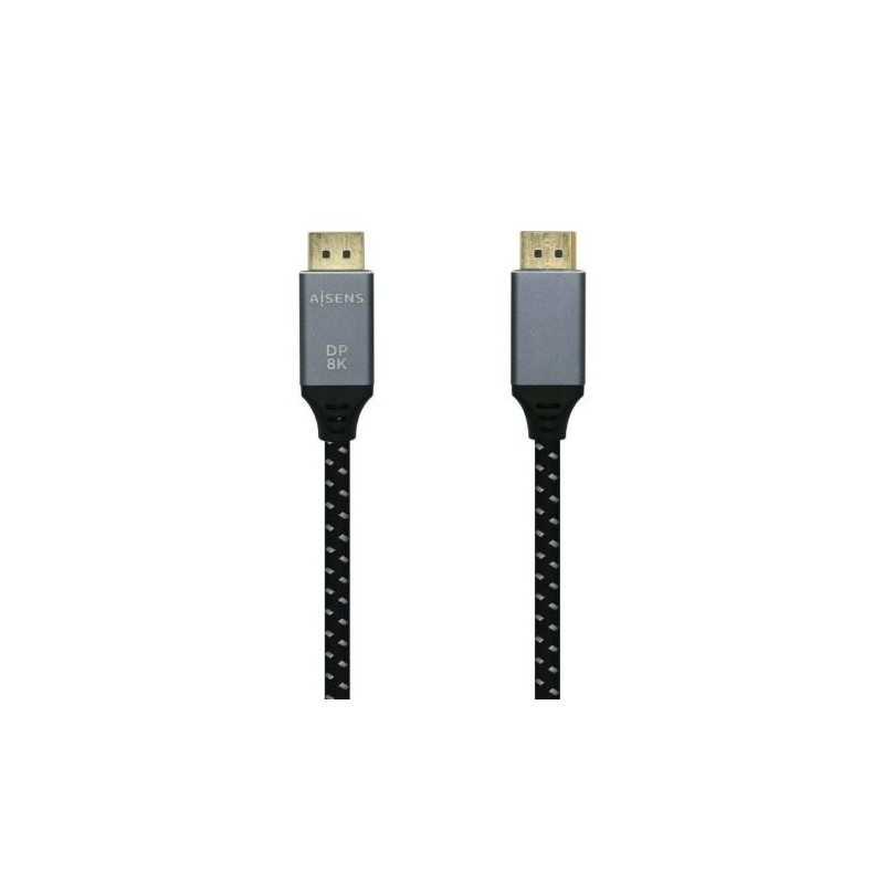 Cable Displayport/M a Displayport/M - 3m · Gris