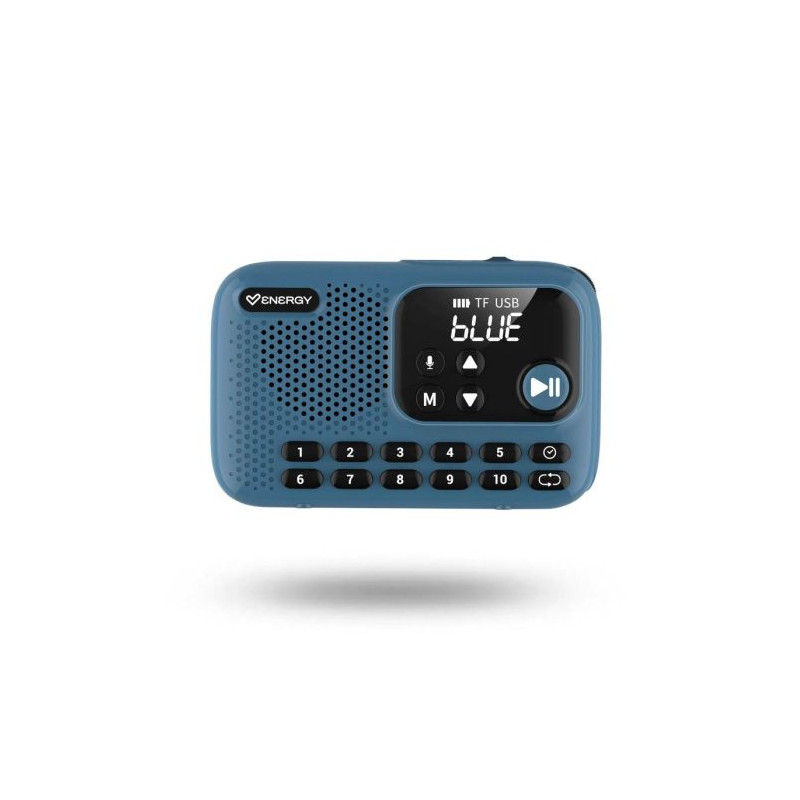 Radio ENERGY SISTEM TurnerGo - 5W · Jack 3.5mm · USB Tipo C · Micro USB · Batería 10h