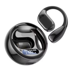 Auriculares Inalámbricos M76  - BT 5.3 · Microfono · Estuche de Carga · Traductor IA · Negro