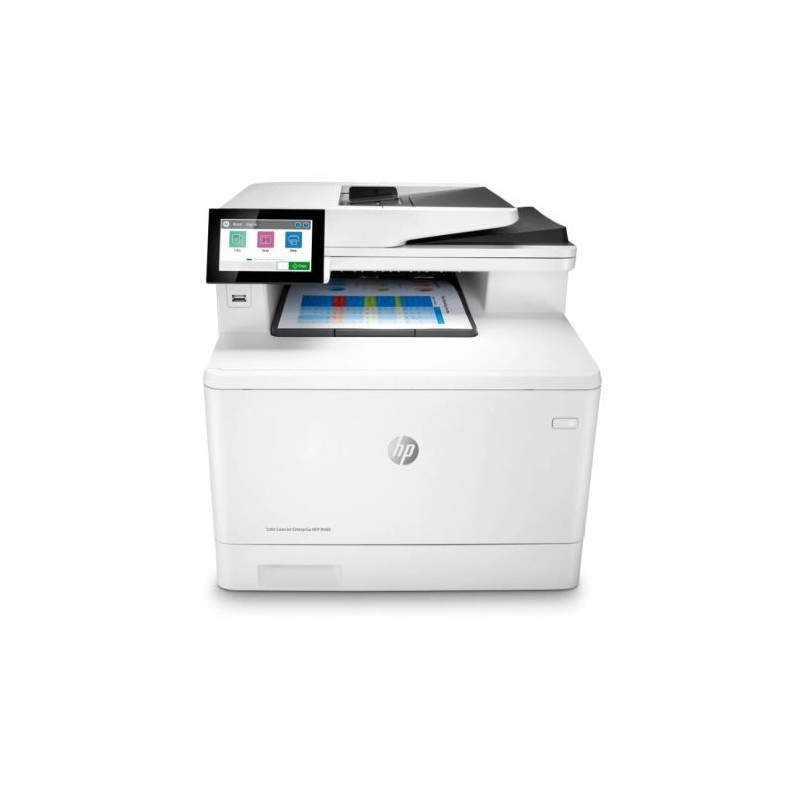 Impresora Multifunción Láser HP Laserjet Enterprise M480F Color - ADF · Dúplex · 27PPM · 600ppp · USB/Ethernet · Tóner 415A