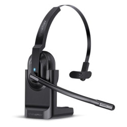 Auricular Inalambrico con Base ENERGY SISTEM Voice Pure Office Headset - Monoaural · Microfono · Base de carga · Negro