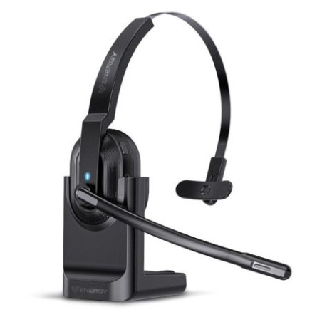 Auricular Inalambrico con Base ENERGY SISTEM Voice Pure Office Headset - Monoaural · Microfono · Base de carga · Negro