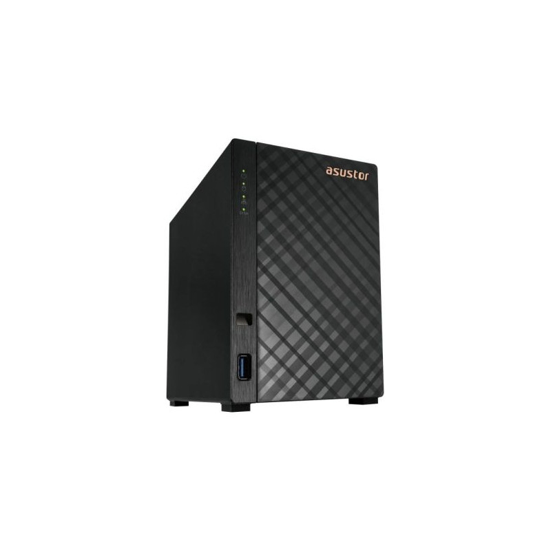 Servidor NAS ASUSTOR Driverstor 2 Lite - Realtek · 1GB · 2 Bahias · LAN