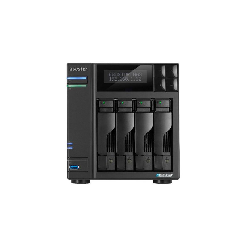 Servidor NAS ASUSTOR Lockerstor 4 Gen2 - Intel · 4GB · 4 Bahias · LAN