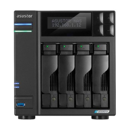 Servidor NAS ASUSTOR Lockerstor 4 Gen2 - Intel · 4GB · 4 Bahias · LAN