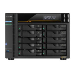 Servidor NAS ASUSTOR Lockerstor 10 Gen3 - AMD Ryzen · 16GB · 10 Bahias · LAN