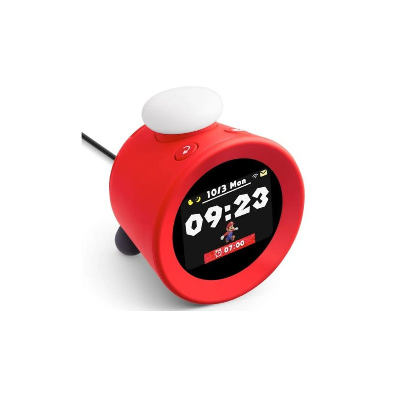 Despertador NINTENDO Sound Clock - 35 Alarmas · Rojo