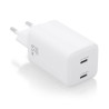 Cargador de Pared AISENS ASCH-65W2P039-W - 65W · 2xUSB Tipo C · Blanco