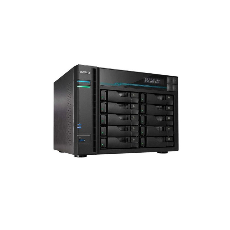Servidor NAS ASUSTOR Lockerstor 10 - Intel · 8GB · 10 Bahias · LAN