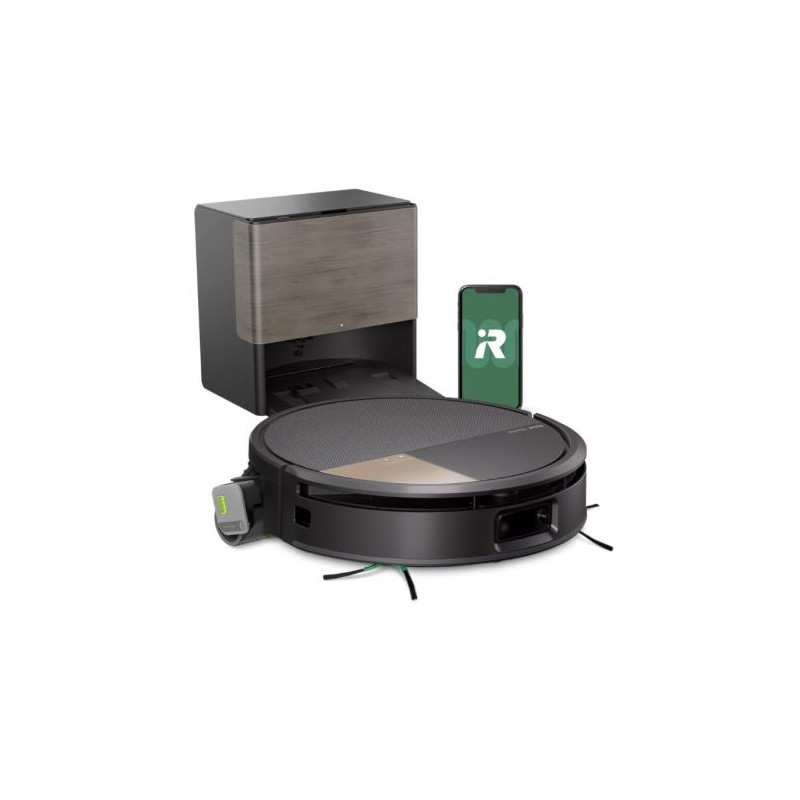 Robot Aspirador con Base Autolimpieza iROBOT Roomba Max 705 Combo + - Mop/Friegasuelos · WiFi