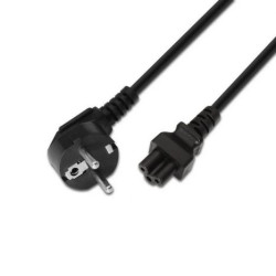 Cable de Alimentación Trebol C5/H a CEE7/M - 1.5m · Negro