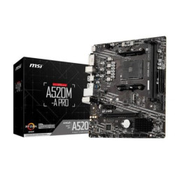 Placa Base MSI A520M-A Pro - Socket AM4 · DDR4 · Micro ATX