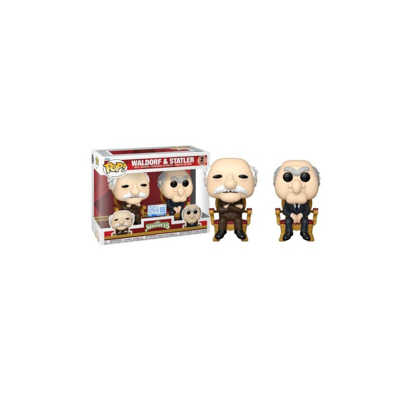 Pack 2 FUNKO POP Waldorf y Statler - The Muppets - 889698884051