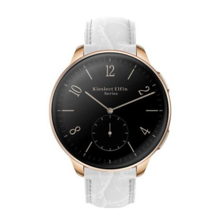 Smartwatch KIESLECT Elfin-World's Thinnest Women's - 1.32 AMOLED · Bat. 280mAh · GPS · Blanco/Dorado