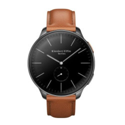 Smartwatch KIESLECT Elfin-World's Thinnest Women's - 1.32 AMOLED · Bat. 280mAh · GPS · Negro/Marrón
