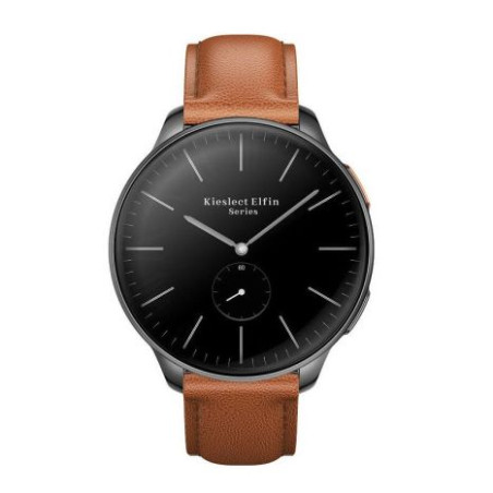 Smartwatch KIESLECT Elfin-World's Thinnest Women's - 1.32 AMOLED · Bat. 280mAh · GPS · Negro/Marrón
