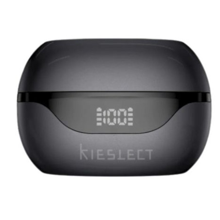 Auriculares Inalámbricos KIESLECT Earbuds Open - BT · Microfono · Estuche de Carga ·  APP Traductor IA · Negro