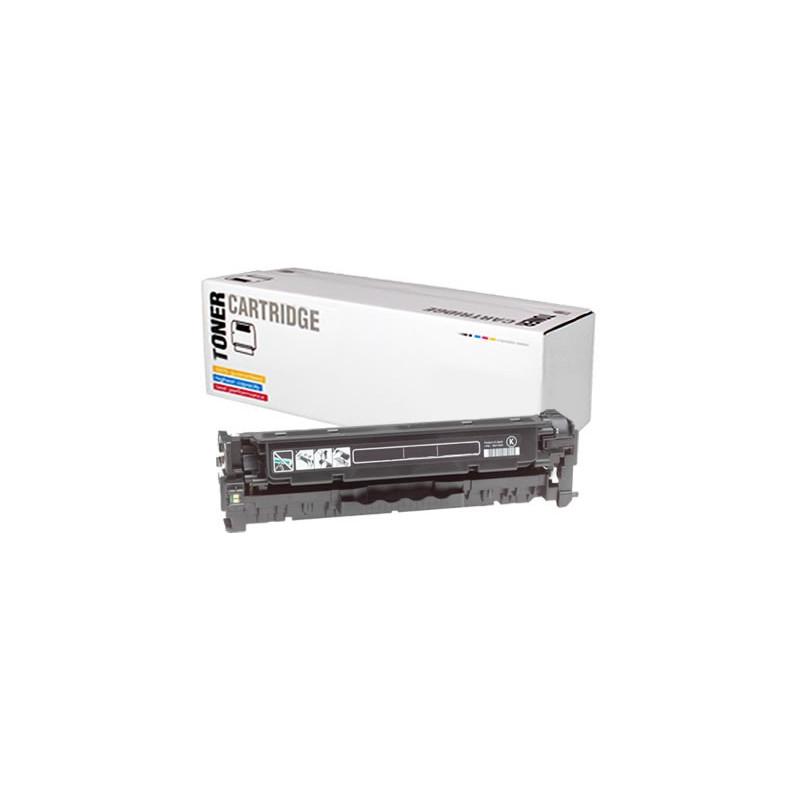 Cartucho de toner HP Alternativo HCB540A - HCF210A - HCF210X - HCE320A - C716BK - CRG716BK - CRG731BK - CRG731HBK